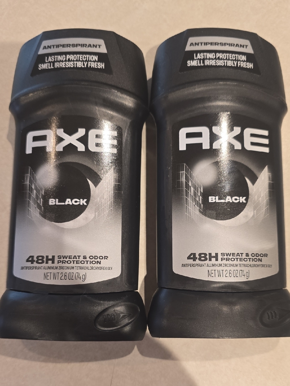 Axe Black Antiperspirant Deodorant 2.6 Oz Lot Of 2
